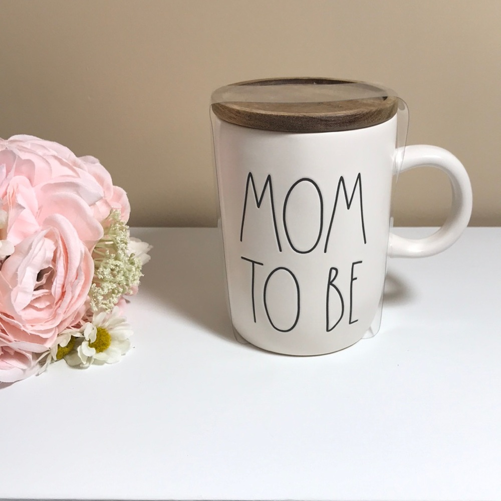 NWT Rae Dunn Mom To Be Mug W/ Lid